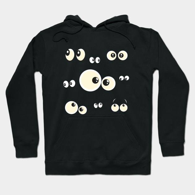 Glowing in the dark eyes Hoodie by GULSENGUNEL